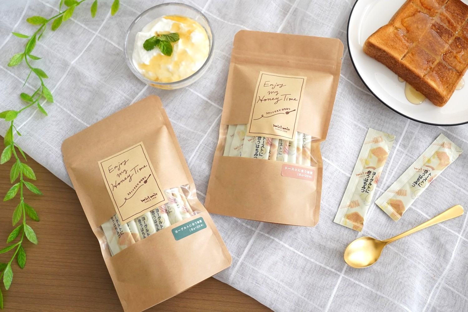 ヨーグルト・トーストに合うスティックハニー 大袋シリーズバナー