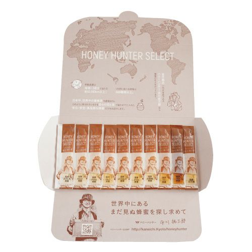 スティックハニープラス ハニーハンターセレクト10種類食べ比べ｜国産