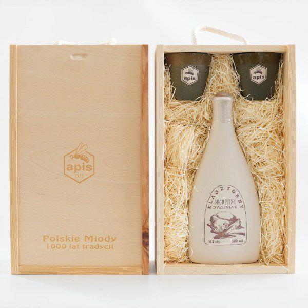 クラシュトルヌィ 陶器カップセット（木箱入り）｜ポーランドミード